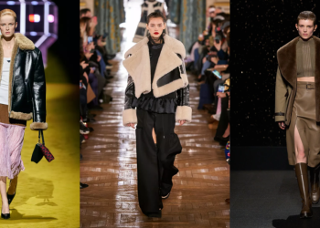 Как и с чем носить дубленки: фото - Invogue