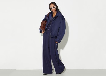 Як носити широкі штани взимку: поєднання з верхнім одягом і взуттям: фото - Invogue