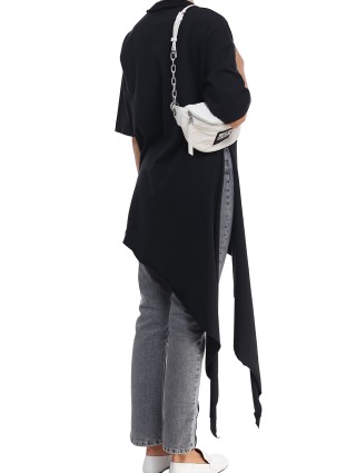 Серые джинсы HELMUT LANG: фото 3 - Invogue