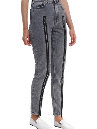 Серые джинсы HELMUT LANG: фото 4 - Invogue