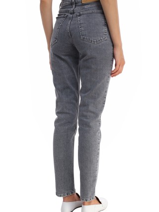 Серые джинсы HELMUT LANG: фото 5 - Invogue