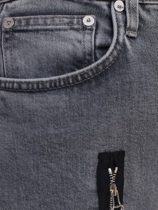 Серые джинсы HELMUT LANG: фото 6 - Invogue