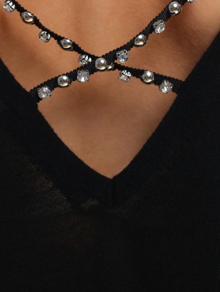 Чёрный свитер DOROTHEE SCHUMACHER: фото 6 - Invogue