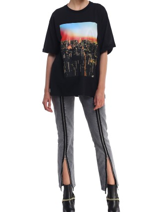 Чёрная футболка DOROTHEE SCHUMACHER: фото 1 - Invogue