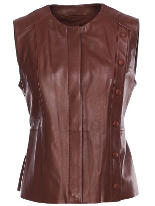 Коричневий жилет SPORTMAX : фото - Invogue