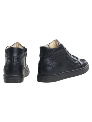 Чорні черевики MONTELPARE TRADITION : фото 2 - Invogue