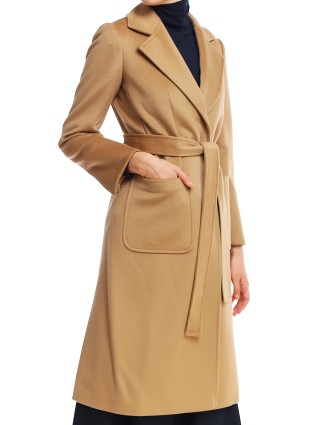 Коричневое пальто MAX&CO: фото 3 - Invogue