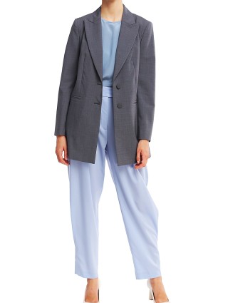 Голубые брюки MAX&CO: фото 1 - Invogue