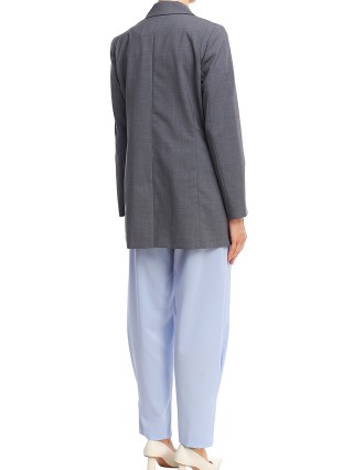 Голубые брюки MAX&CO: фото 2 - Invogue