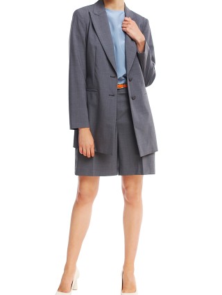 Серые шорты MAX&CO: фото 1 - Invogue