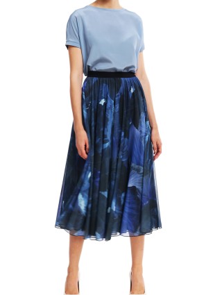 Синяя юбка MAX&CO: фото 1 - Invogue