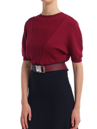 Голубой ремень MAX&CO: фото 2 - Invogue