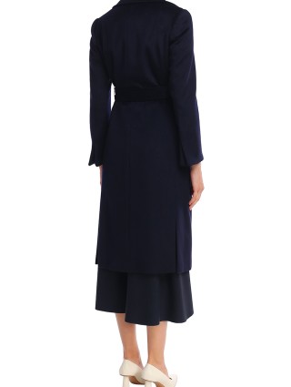 Синее  пальто MAX&CO: фото 4 - Invogue