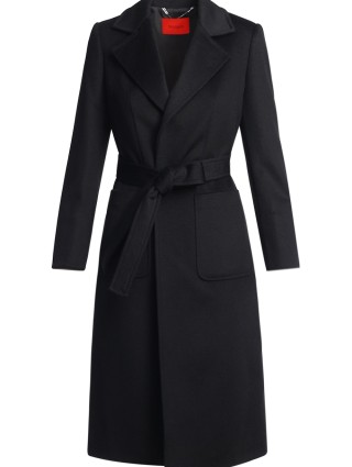 Черное пальто MAX&CO: фото - Invogue