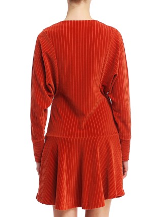 Коричневое платье KENZO: фото 4 - Invogue