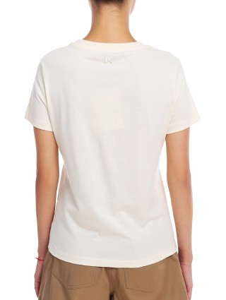 Бежевая футболка KENZO: фото 4 - Invogue