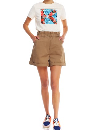 Бежевая футболка KENZO: фото 1 - Invogue