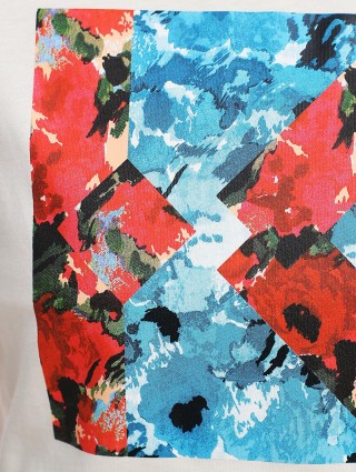 Бежевая футболка KENZO: фото 5 - Invogue