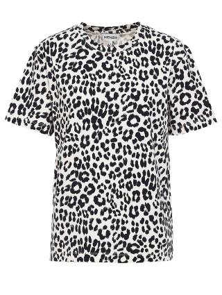 Бежевая футболка KENZO: фото - Invogue