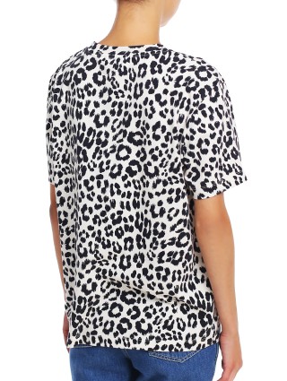 Бежевая футболка KENZO: фото 4 - Invogue