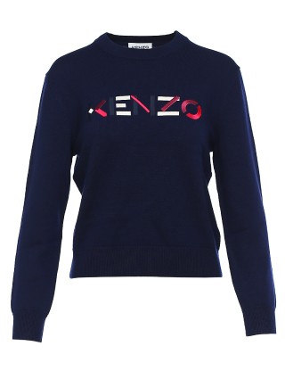 Синий свитер KENZO: фото - Invogue
