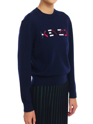 Синий свитер KENZO: фото 3 - Invogue