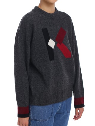 Серый свитер KENZO: фото 3 - Invogue