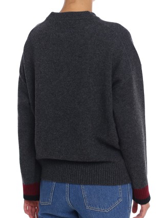 Серый свитер KENZO: фото 4 - Invogue