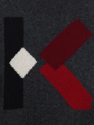 Серый свитер KENZO: фото 5 - Invogue