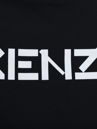 Чёрная футболка KENZO: фото 5 - Invogue