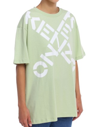 Зелёная футболка KENZO: фото 3 - Invogue