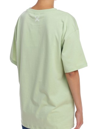 Зелёная футболка KENZO: фото 4 - Invogue