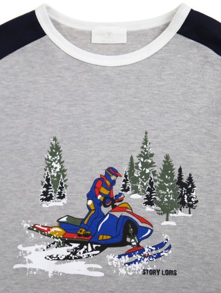 Сіра піжама STORY LORIS : фото 4 - Invogue