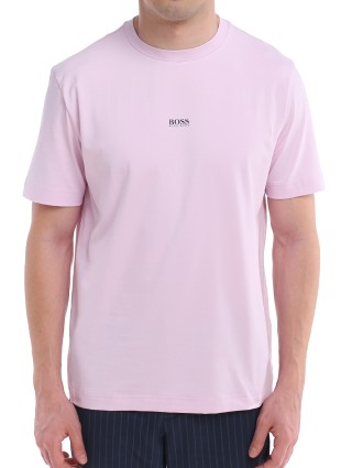 Темно-рожева футболка BOSS : фото 2 - Invogue