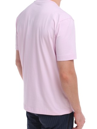 Темно-рожева футболка BOSS : фото 3 - Invogue