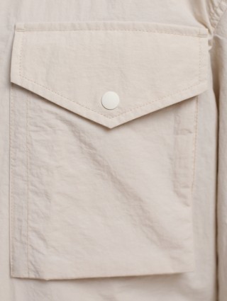 Молочная куртка BOSS: фото 5 - Invogue