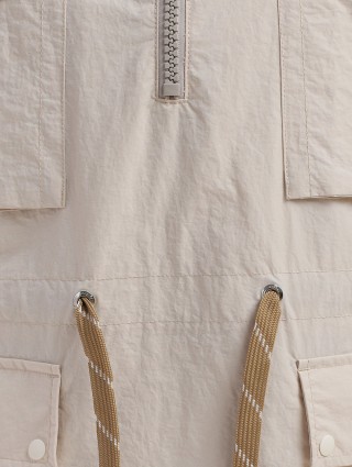 Молочная куртка BOSS: фото 7 - Invogue