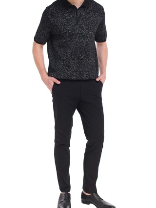 Чорне поло BOSS : фото 1 - Invogue