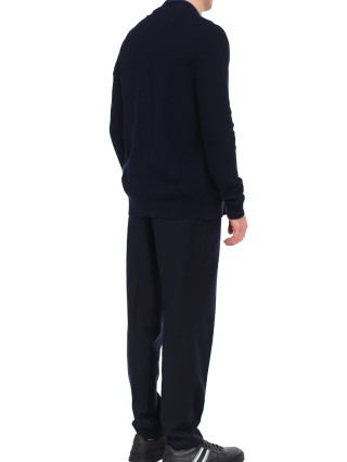 Тёмно-синий кардиган BOSS: фото 2 - Invogue