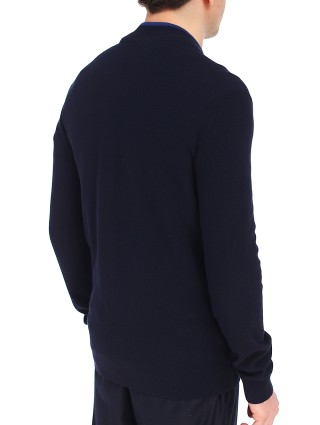 Тёмно-синий кардиган BOSS: фото 4 - Invogue