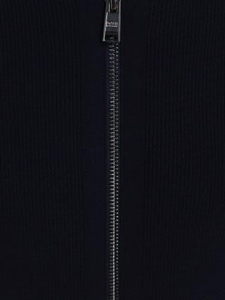 Тёмно-синий кардиган BOSS: фото 5 - Invogue