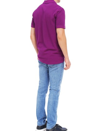 Фіолетове поло BOSS : фото 2 - Invogue