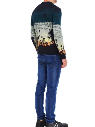 Чёрный свитер BOSS: фото 2 - Invogue