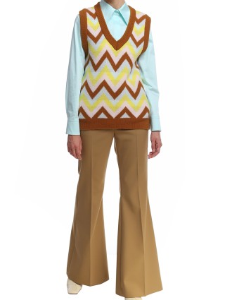 Бежевые брюки JOSEPH: фото 1 - Invogue