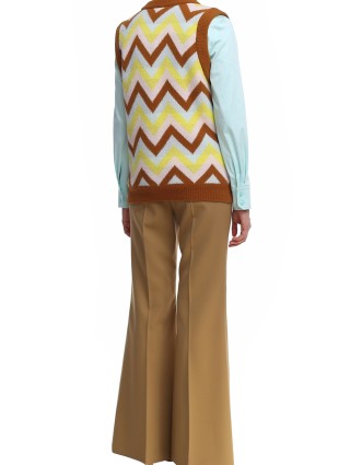 Бежевые брюки JOSEPH: фото 2 - Invogue