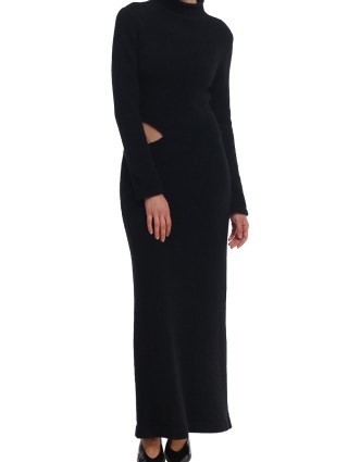 Чёрное платье OLENICH: фото 3 - Invogue