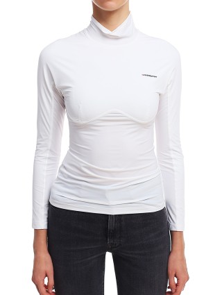 Белый гольф PUSHBUTTON: фото 3 - Invogue