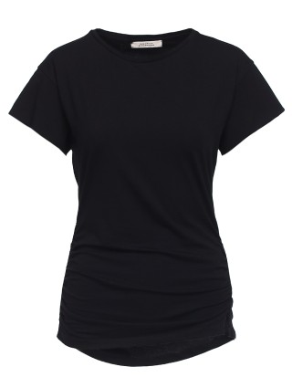 Чёрная футболка DOROTHEE SCHUMACHER: фото - Invogue