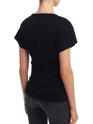 Чёрная футболка DOROTHEE SCHUMACHER: фото 2 - Invogue