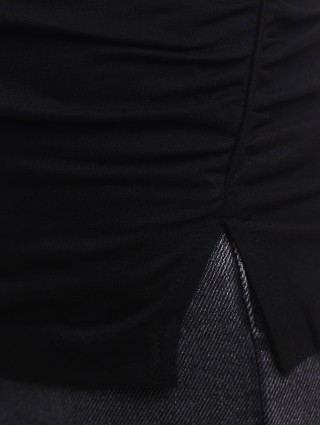 Чёрная футболка DOROTHEE SCHUMACHER: фото 3 - Invogue